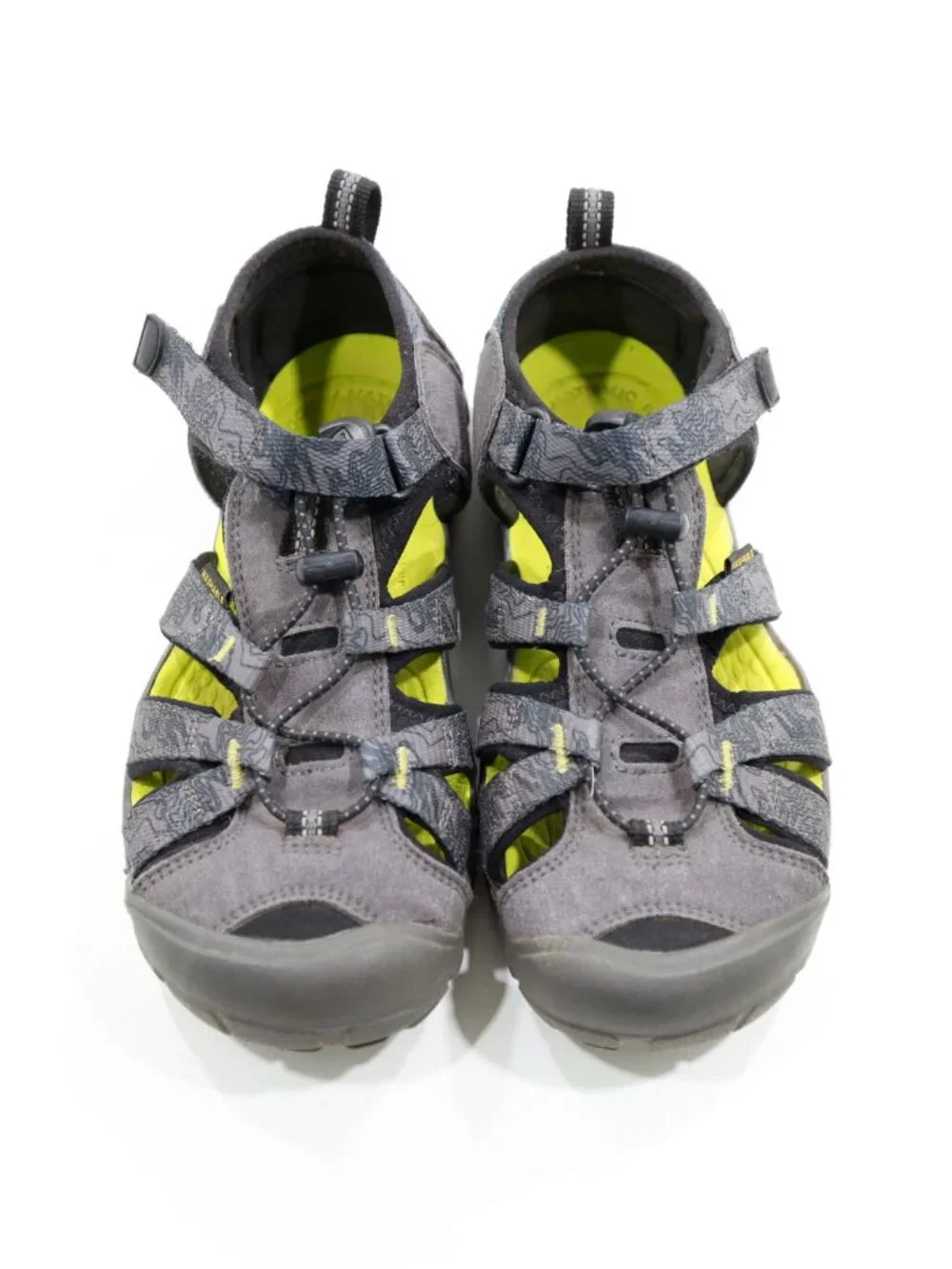 Keen Seacamp II CNX Gray Washable Fisherman Sandals - Youth 3